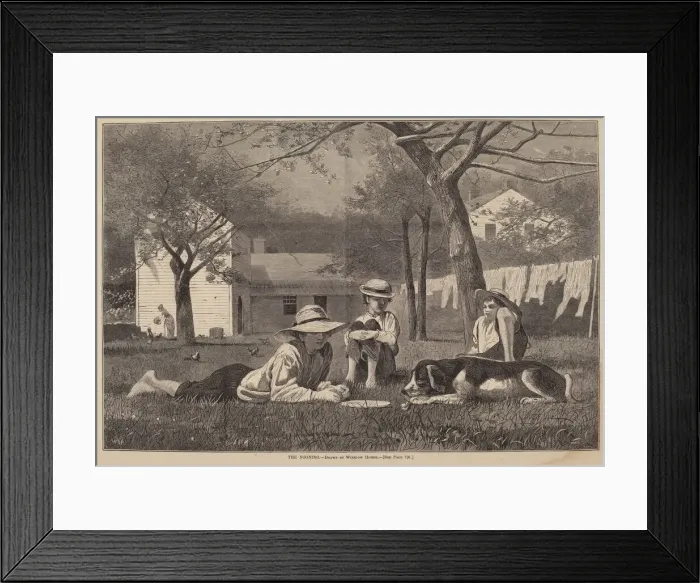 Framed Print : The Nooning, published 1873. Creator: Winslow Homer Framed Print : The Nooning, published 1873. Creator: Winslow Homer