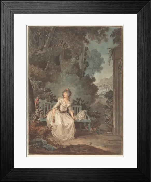 Framed Print : Nina, ou La Folle par amour (Nina, or The Woman Maddened by Love), 1787 Framed Print : Nina, ou La Folle par amour (Nina, or The Woman Maddened by Love), 1787