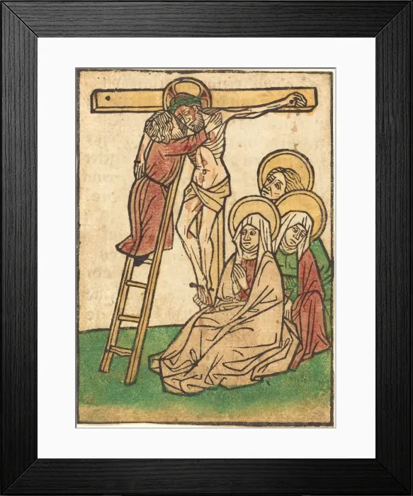 Framed Print : The Descent from the Cross. Creator: Ludwig of Ulm Framed Print : The Descent from the Cross. Creator: Ludwig of Ulm