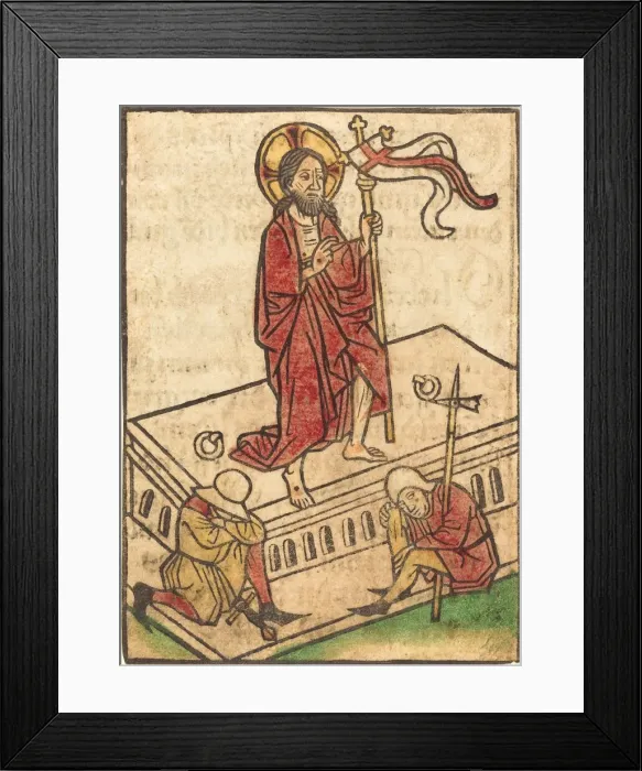 Framed Print : The Resurrection. Creator: Ludwig of Ulm Framed Print : The Resurrection. Creator: Ludwig of Ulm