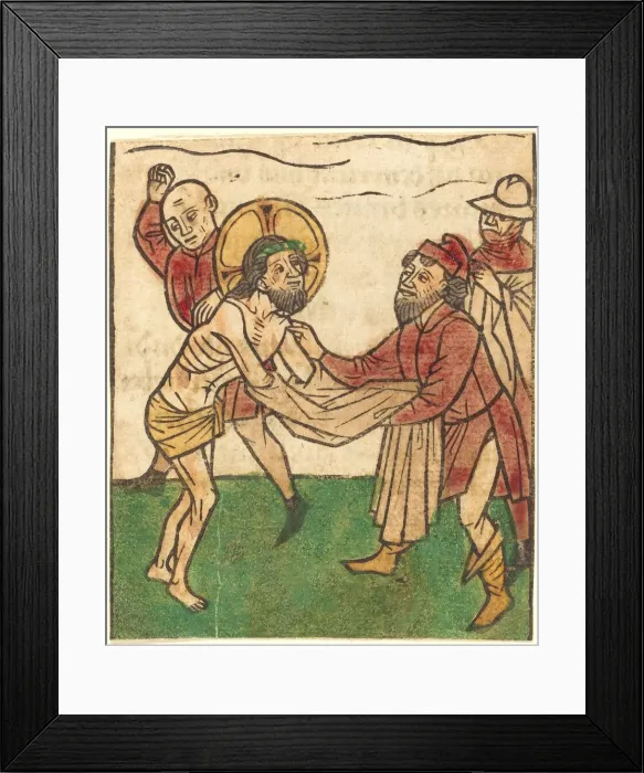 Framed Print : Christ Stripped of His Garment. Creator: Ludwig of Ulm Framed Print : Christ Stripped of His Garment. Creator: Ludwig of Ulm