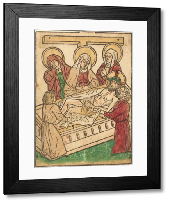 Framed Print : The Entombment. Creator: Ludwig of Ulm Framed Print : The Entombment. Creator: Ludwig of Ulm