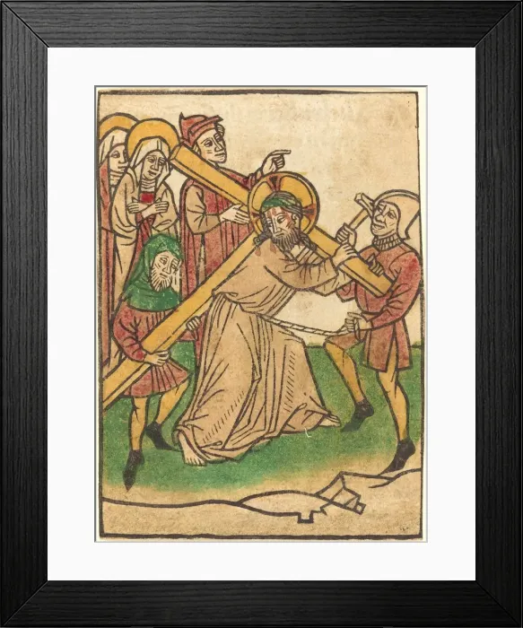 Framed Print : The Carrying of the Cross. Creator: Ludwig of Ulm Framed Print : The Carrying of the Cross. Creator: Ludwig of Ulm