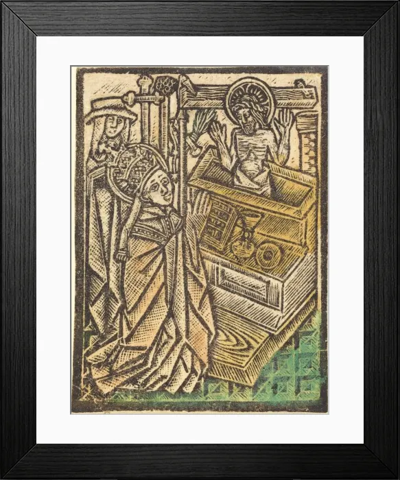 Framed Print : Saint Gregory, c. 1480. Creator: Workshop of the Master of the Aachen Madonna Framed Print : Saint Gregory, c. 1480. Creator: Workshop of the Master of the Aachen Madonna