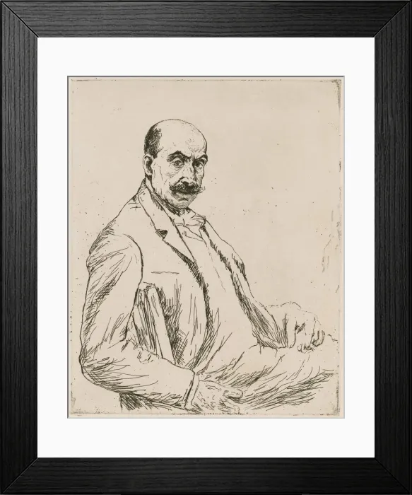 Framed Print : Self-Portrait, 1906. Creator: Max Liebermann Framed Print : Self-Portrait, 1906. Creator: Max Liebermann
