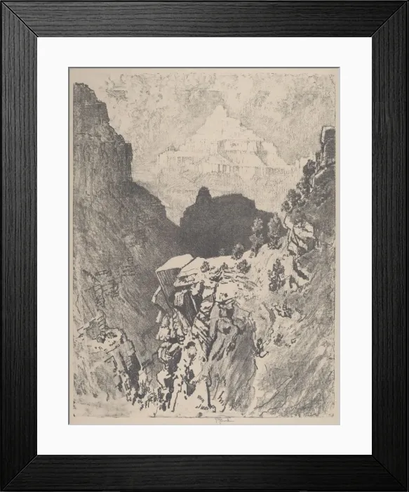 Framed Print : The Temple, 1912. Creator: Joseph Pennell Framed Print : The Temple, 1912. Creator: Joseph Pennell