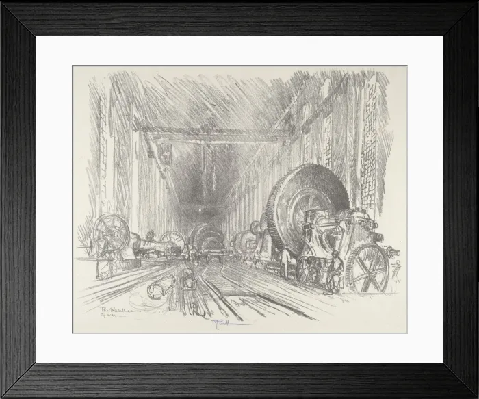 Framed Print : The Basilica of War, 1916. Creator: Joseph Pennell Framed Print : The Basilica of War, 1916. Creator: Joseph Pennell