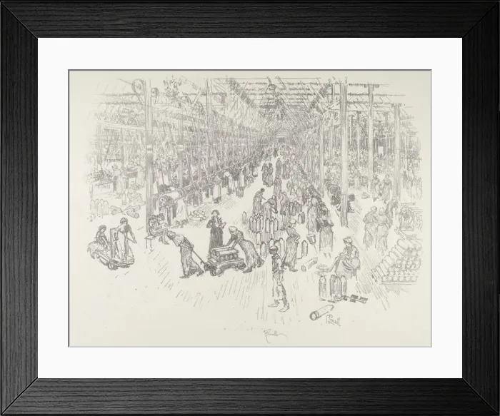 Framed Print : The Bay of the Thousand Girls, 1916. Creator: Joseph Pennell Framed Print : The Bay of the Thousand Girls, 1916. Creator: Joseph Pennell