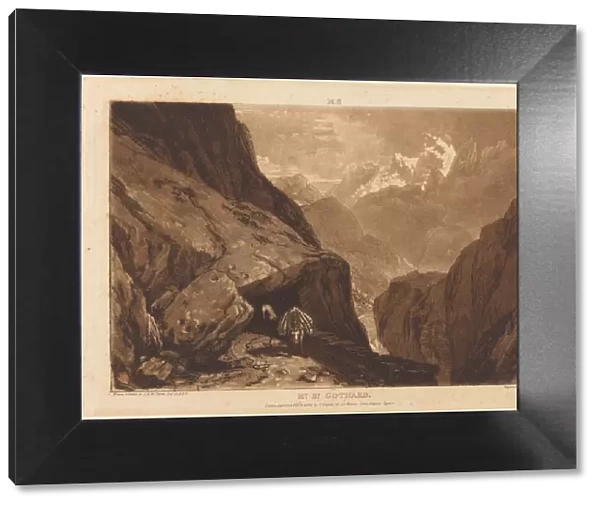 Mt. Saint Gothard, 1808. Creator: JMW Turner