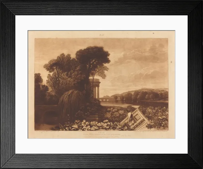Framed Print : Isis, published 1819. Creator: JMW Turner Framed Print : Isis, published 1819. Creator: JMW Turner