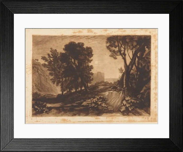 Framed Print : Solitude, published 1814. Creator: JMW Turner Framed Print : Solitude, published 1814. Creator: JMW Turner