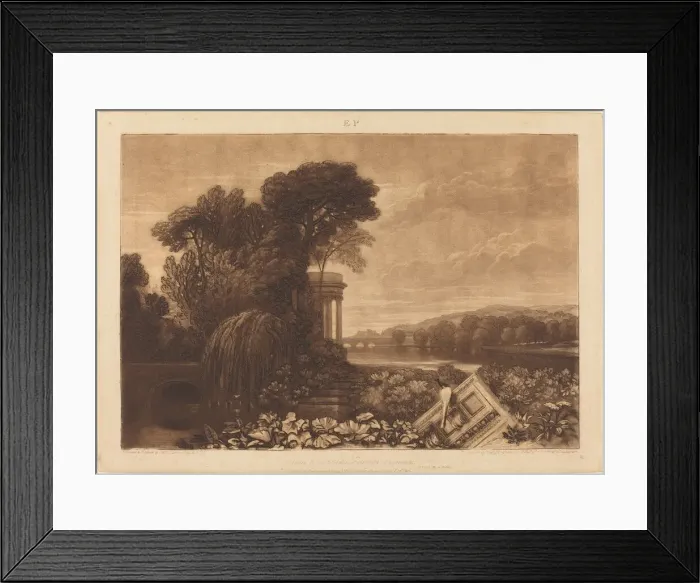 Framed Print : Isis, published 1819. Creator: JMW Turner Framed Print : Isis, published 1819. Creator: JMW Turner