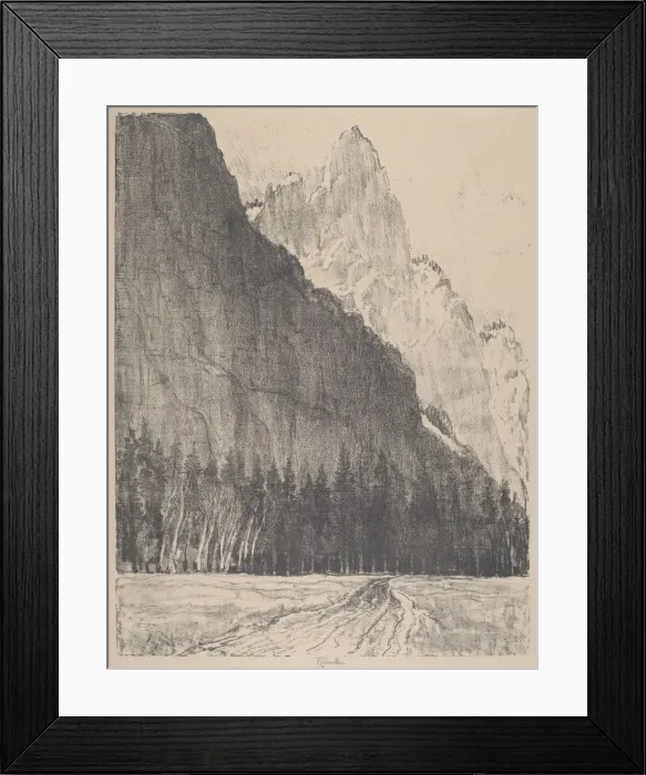 Framed Print : The Sentinel, 1912. Creator: Joseph Pennell Framed Print : The Sentinel, 1912. Creator: Joseph Pennell