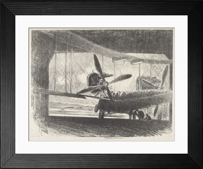 Framed Print : The Big Bug, 1916. Creator: Joseph Pennell Framed Print : The Big Bug, 1916. Creator: Joseph Pennell