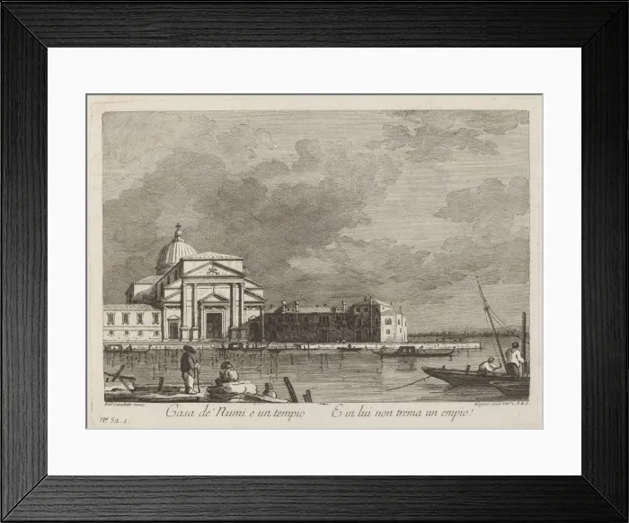 Framed Print : Casa de Numi, c. 1760. Creator: Joseph Wagner Framed Print : Casa de Numi, c. 1760. Creator: Joseph Wagner