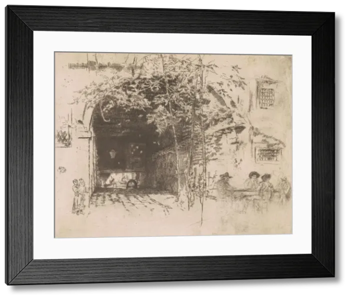 Framed Print : The Traghetto, No. 2, 1880. Creator: James Abbott McNeill Whistler Framed Print : The Traghetto, No. 2, 1880. Creator: James Abbott McNeill Whistler