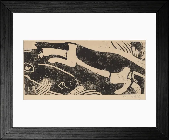 Framed Print : Cat and Mouse, 1912-1913. Creator: Christian Rohlfs Framed Print : Cat and Mouse, 1912-1913. Creator: Christian Rohlfs