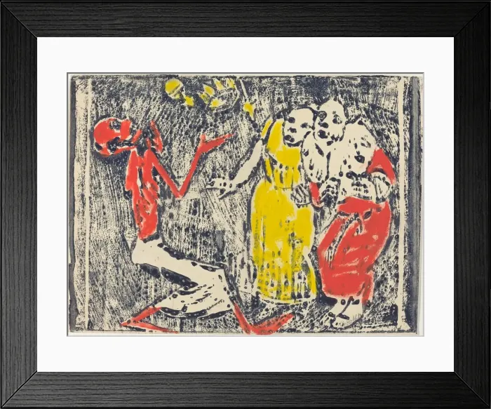 Framed Print : Death as Juggler, 1918 / 1919. Creator: Christian Rohlfs Framed Print : Death as Juggler, 1918 / 1919. Creator: Christian Rohlfs