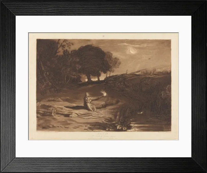 Framed Print : Rispah, published 1812. Creator: JMW Turner Framed Print : Rispah, published 1812. Creator: JMW Turner