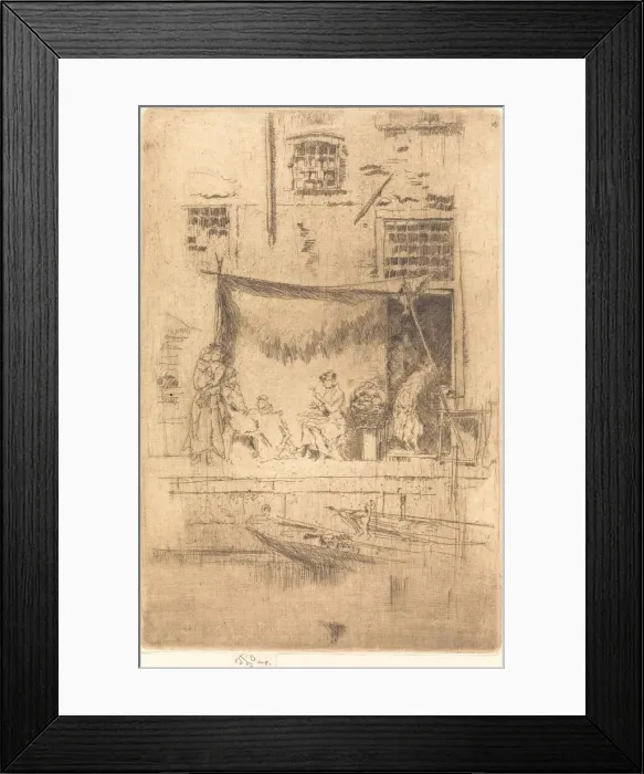 Framed Print : Fruit-Stall, 1880. Creator: James Abbott McNeill Whistler Framed Print : Fruit-Stall, 1880. Creator: James Abbott McNeill Whistler