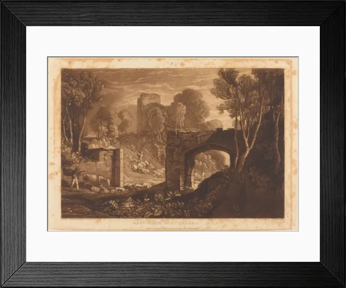 Framed Print : East Gate, Winchelsea, published 1819. Creator: JMW Turner Framed Print : East Gate, Winchelsea, published 1819. Creator: JMW Turner