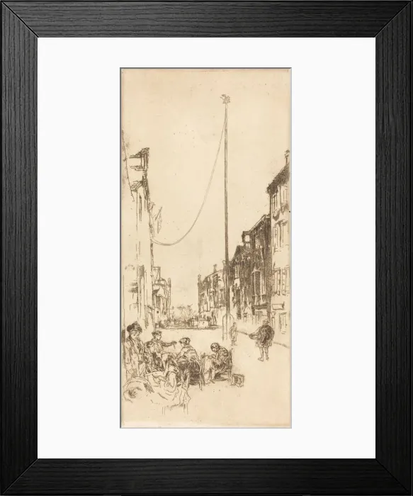 Framed Print : The Mast, 1879 / 1880. Creator: James Abbott McNeill Whistler Framed Print : The Mast, 1879 / 1880. Creator: James Abbott McNeill Whistler