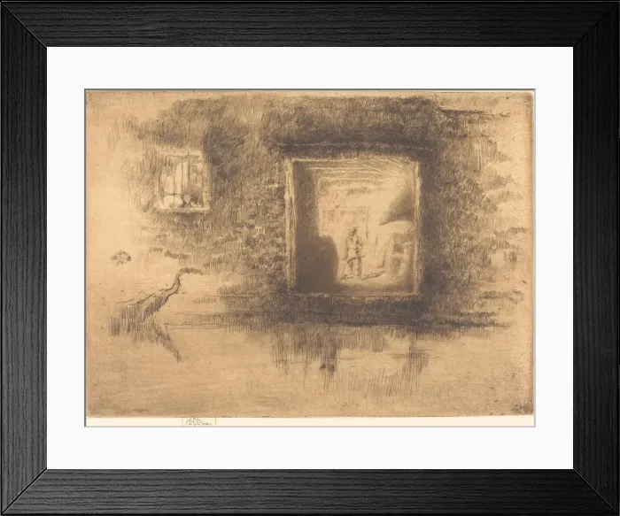 Framed Print : Nocturne: Furnace, 1880. Creator: James Abbott McNeill Whistler Framed Print : Nocturne: Furnace, 1880. Creator: James Abbott McNeill Whistler