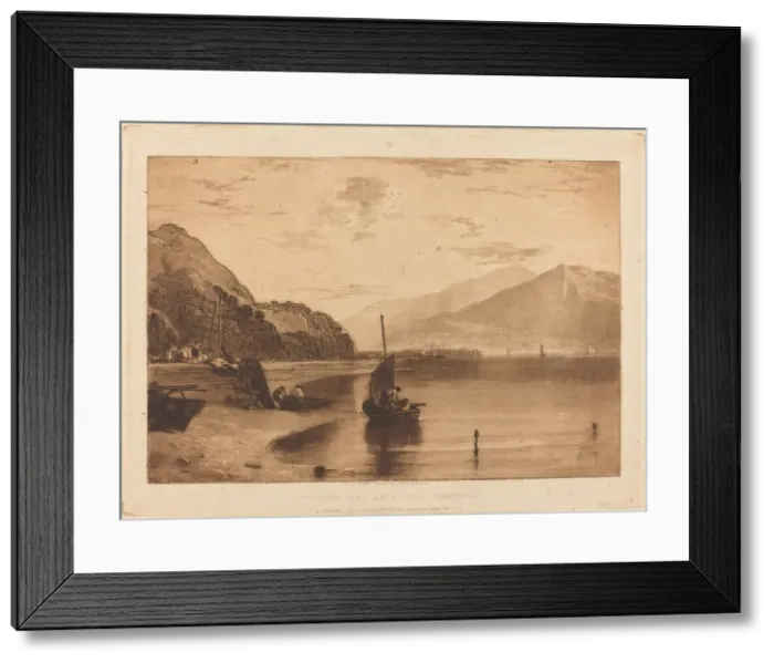 Framed Print : Inverary Pier, published 1811. Creator: JMW Turner Framed Print : Inverary Pier, published 1811. Creator: JMW Turner