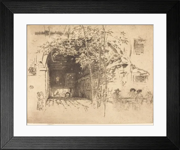 Framed Print : The Traghetto, No. II, 1879 / 1880. Creator: James Abbott McNeill Whistler Framed Print : The Traghetto, No. II, 1879 / 1880. Creator: James Abbott McNeill Whistler