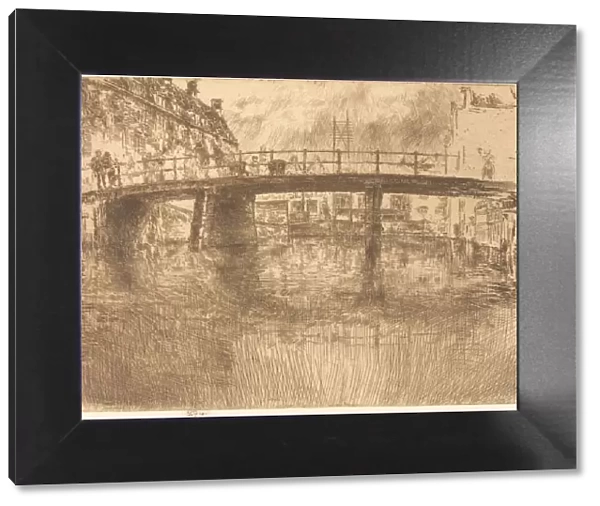 Bridge, Amsterdam, 1889. Creator: James Abbott McNeill Whistler