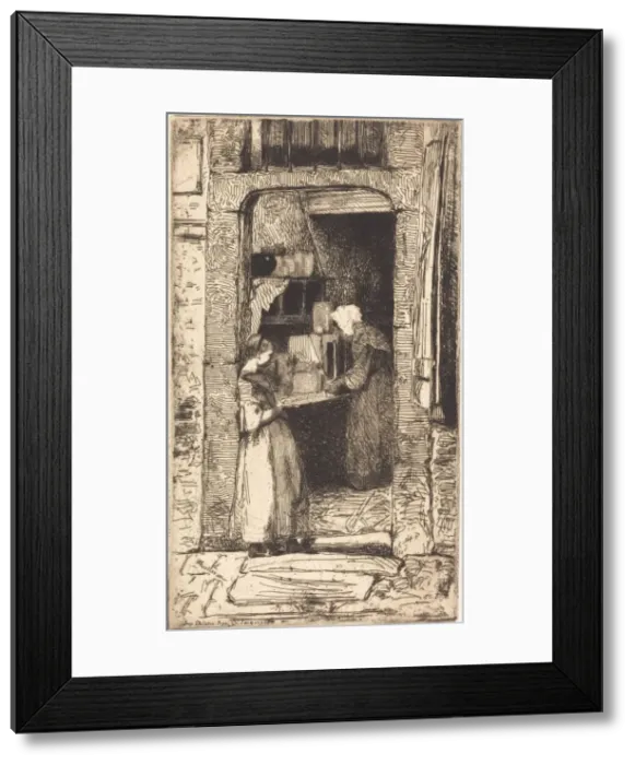 Framed Print : La Marchande de Moutarde, 1858. Creator: James Abbott McNeill Whistler Framed Print : La Marchande de Moutarde, 1858. Creator: James Abbott McNeill Whistler