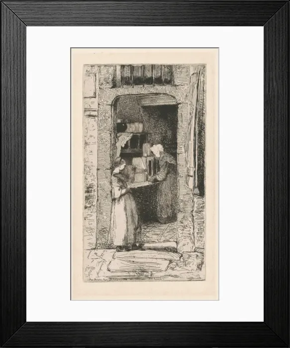 Framed Print : La Marchande de Moutarde, 1858. Creator: James Abbott McNeill Whistler