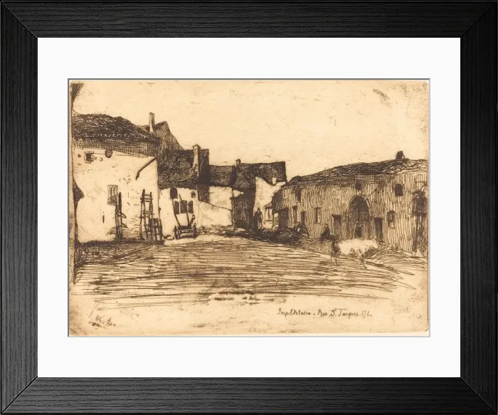 Framed Print : Liverdun, 1858. Creator: James Abbott McNeill Whistler Framed Print : Liverdun, 1858. Creator: James Abbott McNeill Whistler