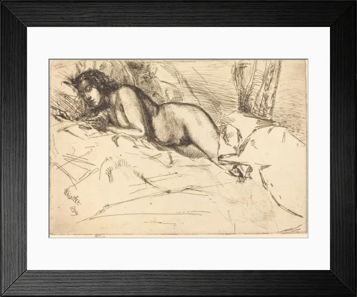 Framed Print : Venus, 1859. Creator: James Abbott McNeill Whistler Framed Print : Venus, 1859. Creator: James Abbott McNeill Whistler