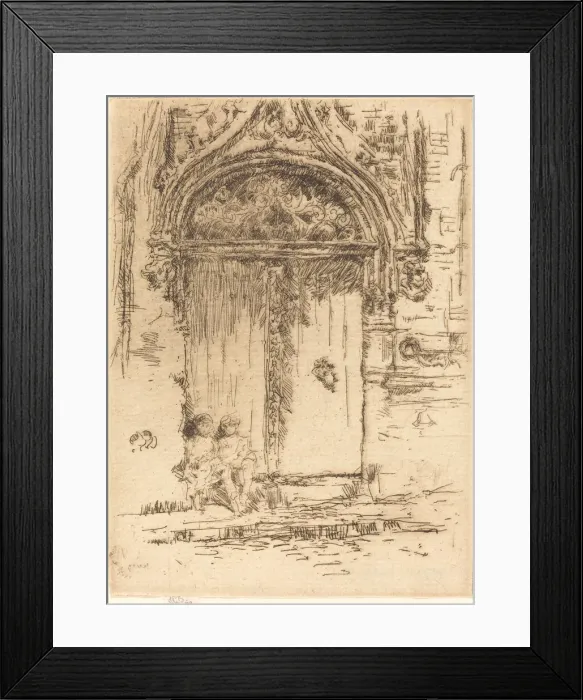 Framed Print : Hangmans House, Tours, 1888. Creator: James Abbott McNeill Whistler Framed Print : Hangmans House, Tours, 1888. Creator: James Abbott McNeill Whistler