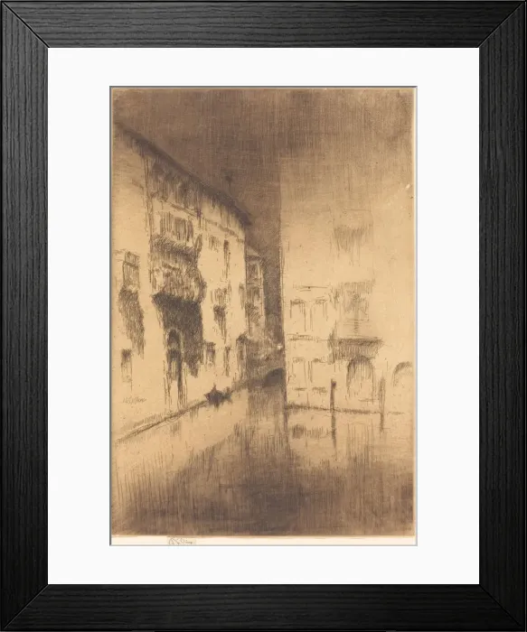 Framed Print : Nocturne: Palaces, 1879 / 1880. Creator: James Abbott McNeill Whistler Framed Print : Nocturne: Palaces, 1879 / 1880. Creator: James Abbott McNeill Whistler