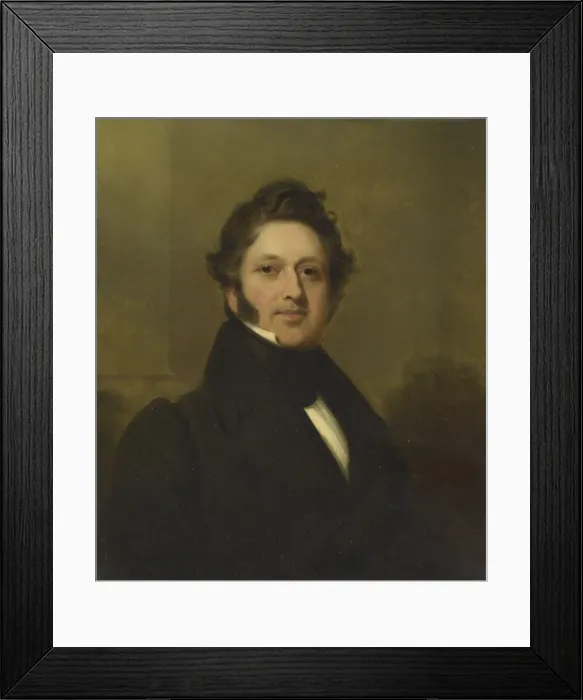 Framed Print : Daniel Embury, c. 1830. Creator: Henry Inman Framed Print : Daniel Embury, c. 1830. Creator: Henry Inman