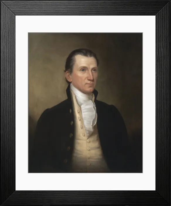 Framed Print : James Monroe, c. 1834. Creator: James Herring