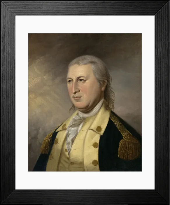 Framed Print : Horatio Gates, c. 1782. Creator: James Peale Framed Print : Horatio Gates, c. 1782. Creator: James Peale