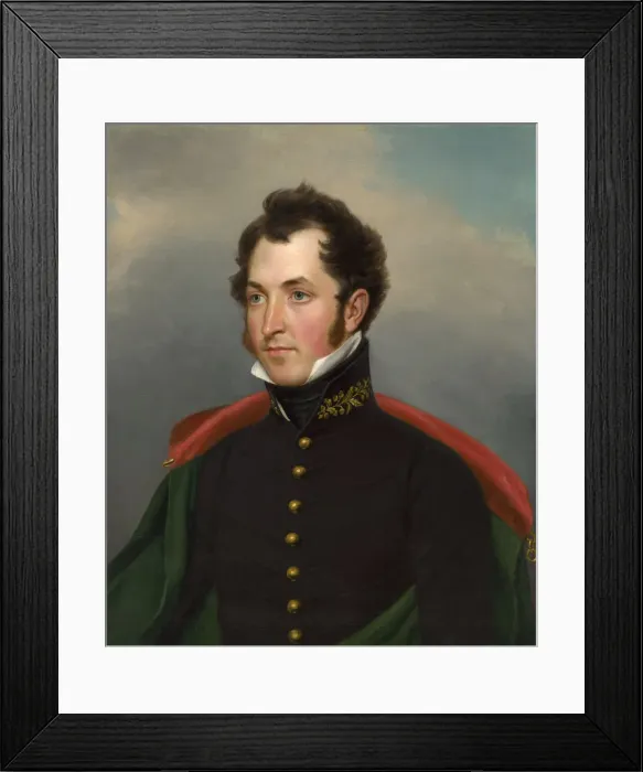 Framed Print : Samuel Ringgold, c. 1825. Creator: John Vanderlyn Framed Print : Samuel Ringgold, c. 1825. Creator: John Vanderlyn
