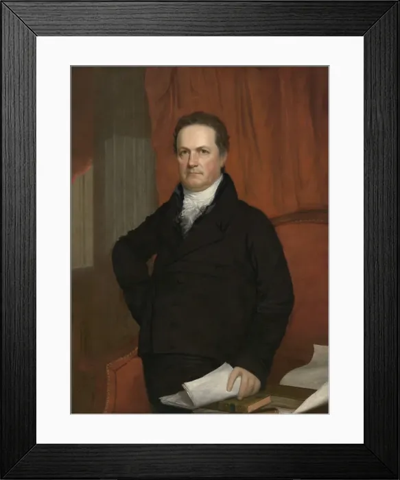 Framed Print : DeWitt Clinton, c. 1816. Creator: John Wesley Jarvis Framed Print : DeWitt Clinton, c. 1816. Creator: John Wesley Jarvis