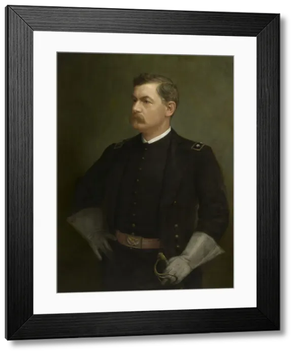 Framed Print : George Brinton McClellan, 1888. Creator: Julian Scott Framed Print : George Brinton McClellan, 1888. Creator: Julian Scott