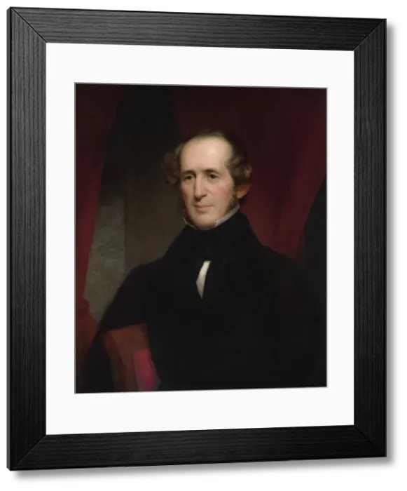 Framed Print : Cornelius Vanderbilt, 1846. Creator: Nathaniel Jocelyn Framed Print : Cornelius Vanderbilt, 1846. Creator: Nathaniel Jocelyn