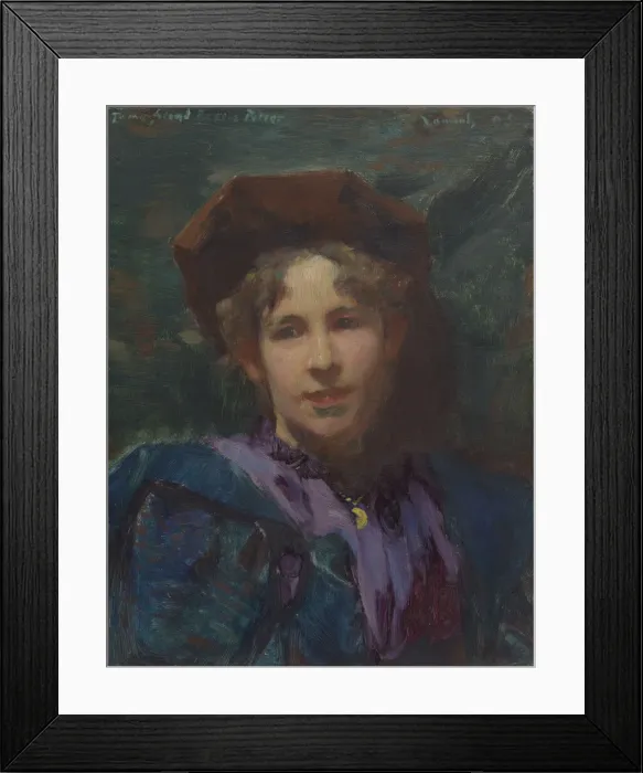 Framed Print : Bessie Potter Vonnoh, 1895. Creator: Robert William Vonnoh Framed Print : Bessie Potter Vonnoh, 1895. Creator: Robert William Vonnoh