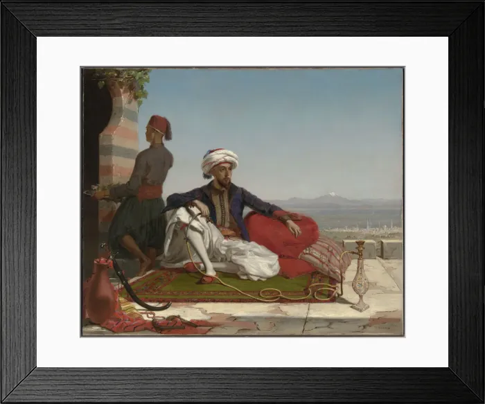 Framed Print : Bayard Taylor, 1855. Creator: Thomas Hicks Framed Print : Bayard Taylor, 1855. Creator: Thomas Hicks