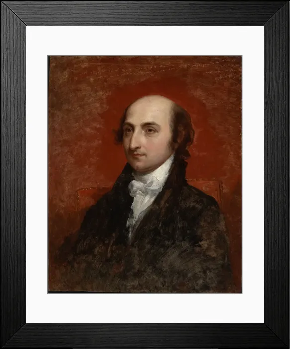 Framed Print : Albert Gallatin, after 1859. Creator: Worthington Whittredge Framed Print : Albert Gallatin, after 1859. Creator: Worthington Whittredge