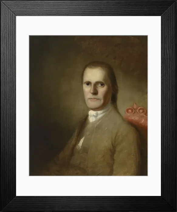 Framed Print : Roger Sherman, mid-late 19th century. Creator: Unknown Framed Print : Roger Sherman, mid-late 19th century. Creator: Unknown