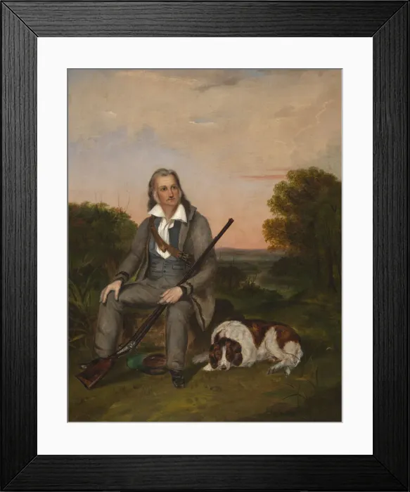 Framed Print : John James Audubon, c. 1841. Creator: Unknown Framed Print : John James Audubon, c. 1841. Creator: Unknown