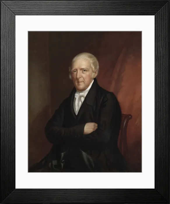 Framed Print : John Stevens, c. 1830. Creator: Unknown Framed Print : John Stevens, c. 1830. Creator: Unknown