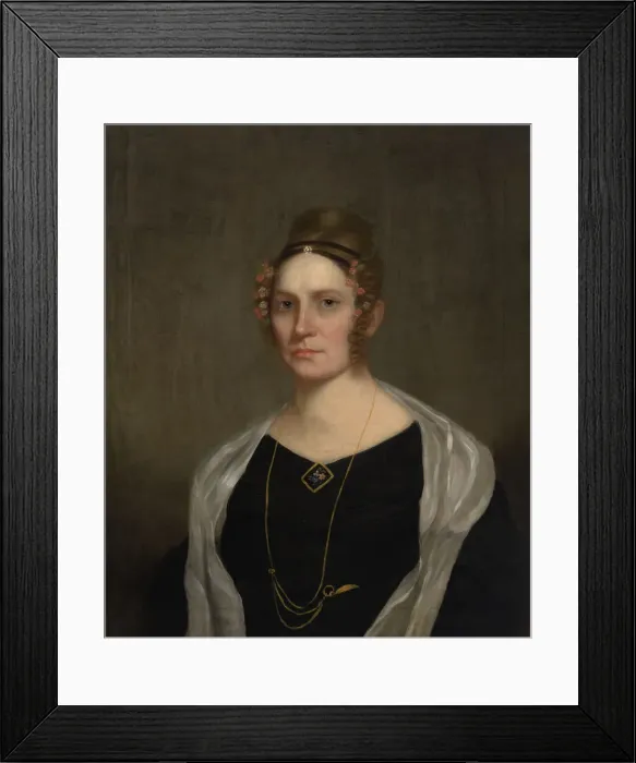 Framed Print : Abigail Powers Fillmore, c. 1840. Creator: Unknown Framed Print : Abigail Powers Fillmore, c. 1840. Creator: Unknown